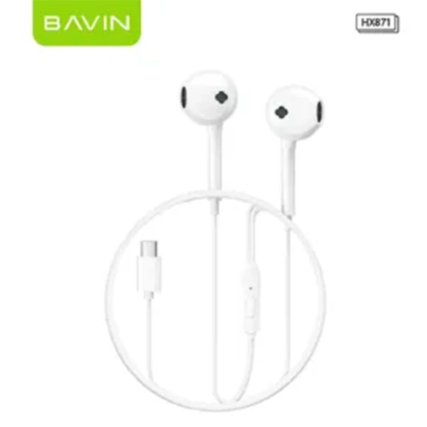هندزفری تایپ سی سیمی باوین Bavin HX878