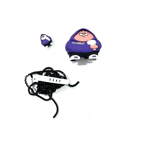 تصویر  محافظ شارژ و کابل 25 وات سلیکونی طرح پاتریک برای گوشی سامسونگ