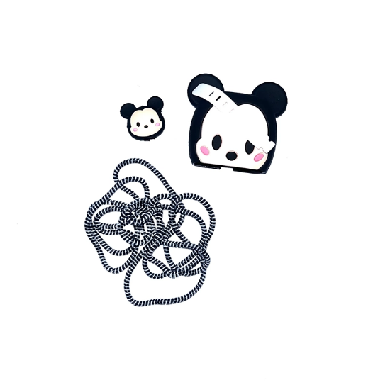 تصویر  محافظ شارژ و کابل 25 وات سلیکونی طرح میکی موس برای گوشی سامسونگ