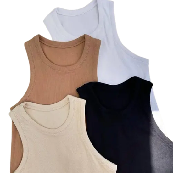 تصویر  کراپ تاپ بیسیک حلقه‌ای – پارچه فانریپ