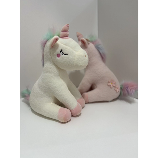 تصویر  عروسک یونیکورن تک‌شاخ پولیشی ۴۰ سانتی‌متری