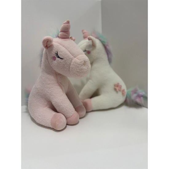 تصویر  عروسک یونیکورن تک‌شاخ پولیشی ۴۰ سانتی‌متری