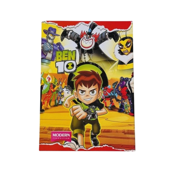 تصویر  دفتر مشق ۵۰ برگ ته‌چسب مدرن | برگه سفید با کیفیت