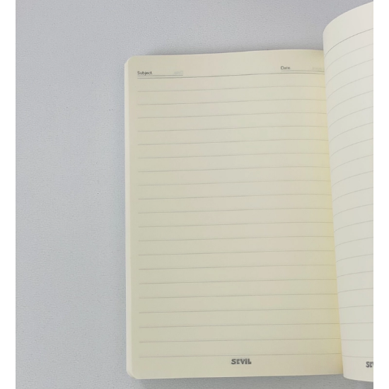 تصویر  دفتر خطی 50 برگ ته چسب برند سویل