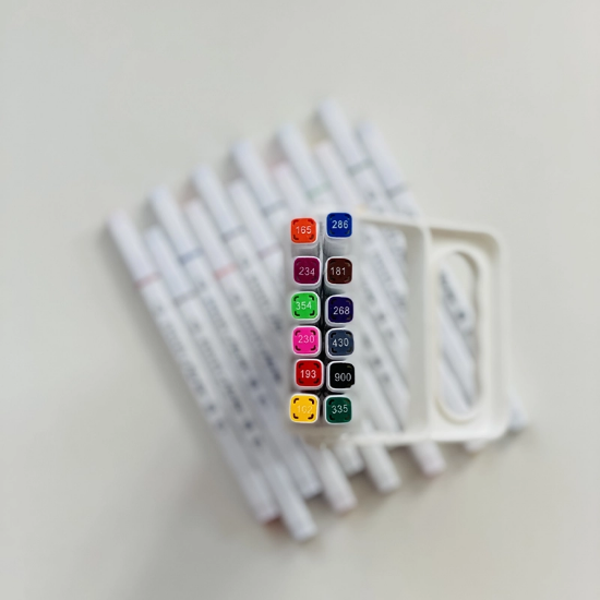 تصویر  ماژیک نقاشی دوسر 12 رنگ