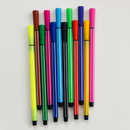 تصویر  ماژیک رنگ آمیزی 12 رنگ طرح خرگوش