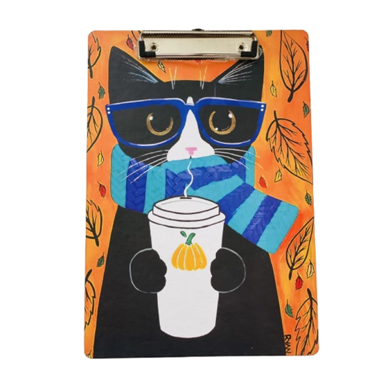 تصویر  تخته شاسی A4 برند سویل طرح گربه