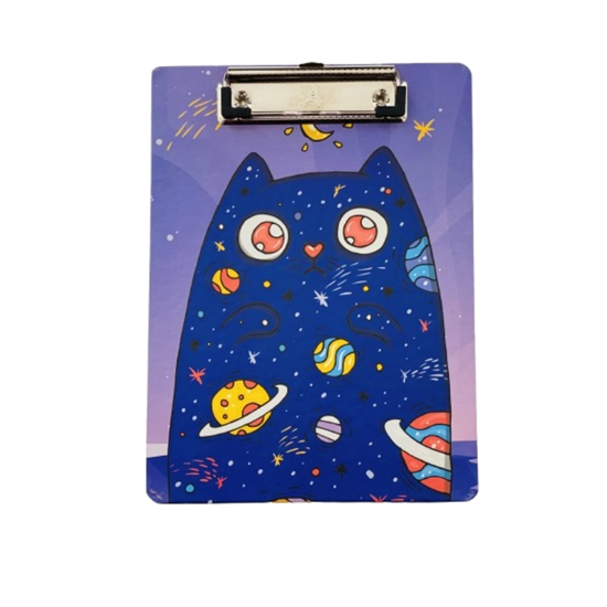 تصویر  تخته شاسی A5 برند سویل طرح گربه کهکشانی