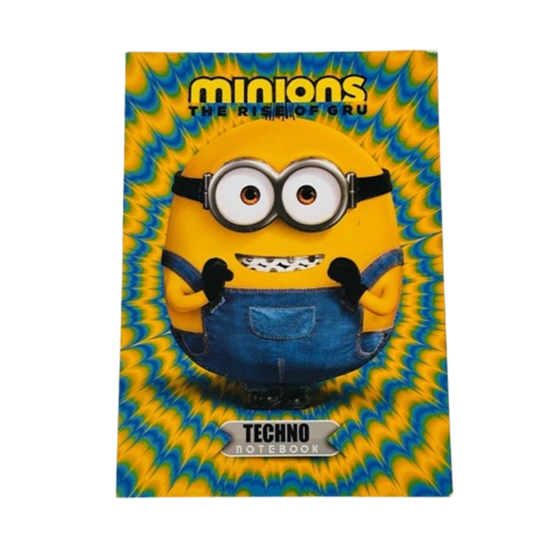 دفتر مشق ۵۰ برگ ته‌چسب تکنو | برگه سفید و مقاوم
