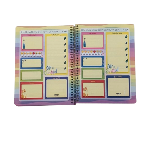 تصویر  دفتر برنامه‌ریزی ۸۰ برگ برند سویل | پلنر کاربردی برای نظم روزانه