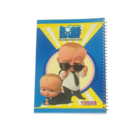 تصویر  دفتر مشق سیمی 100 برگ برند یاشا