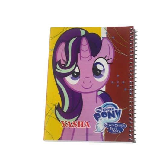 تصویر  دفتر مشق سیمی 100 برگ برند یاشا