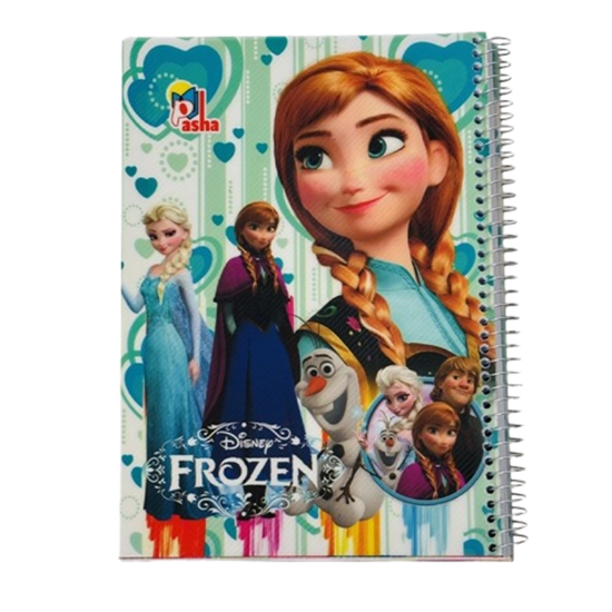 تصویر  دفتر مشق سیمی 100 برگ برند پاشا