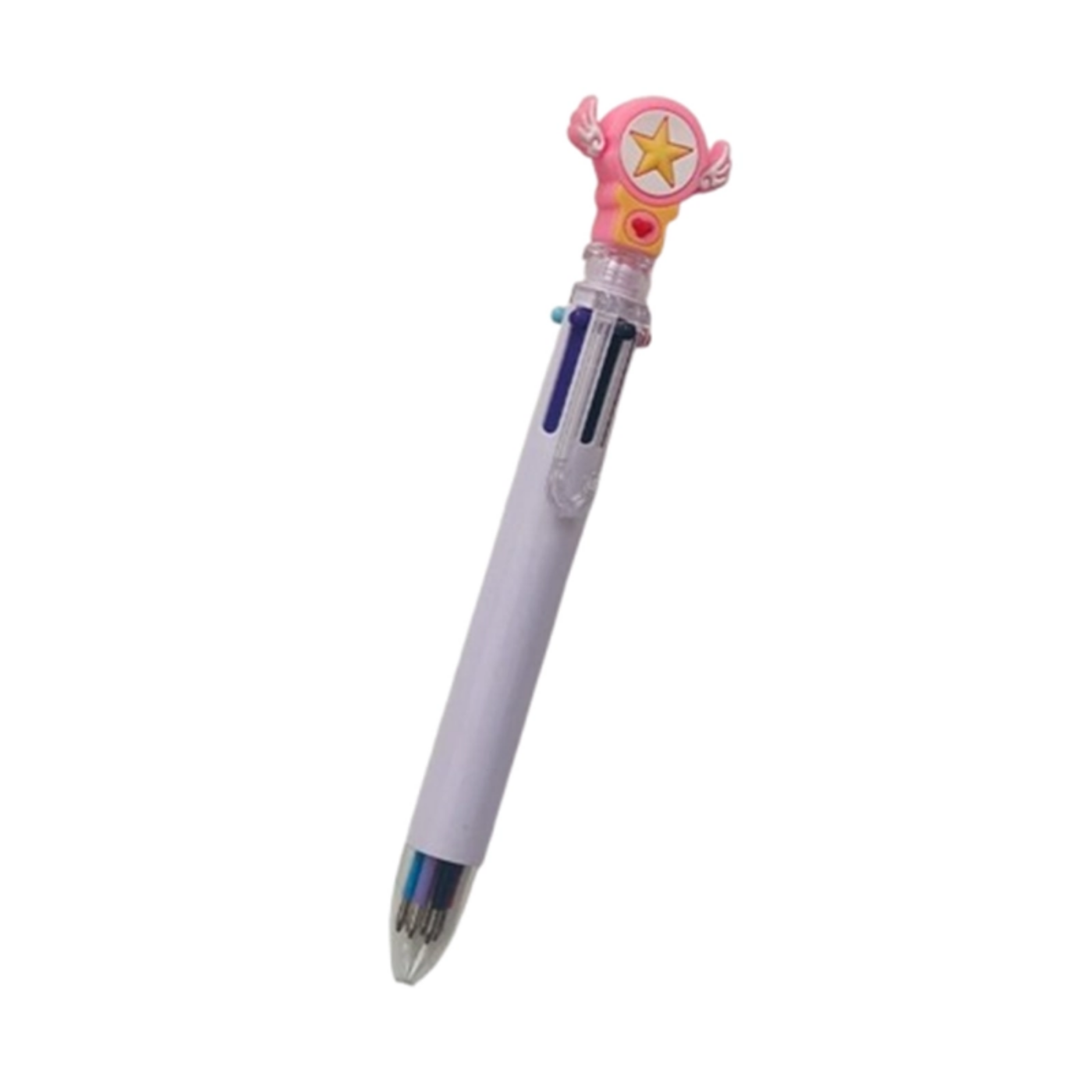 تصویر  خودکار 6 رنگ طرح ستاره