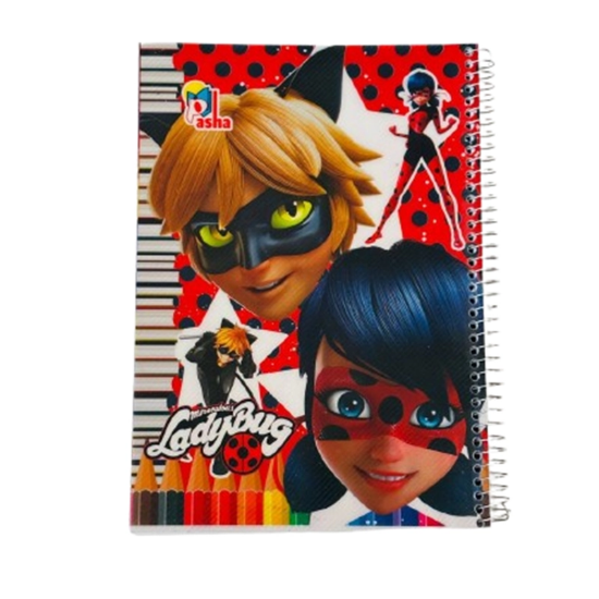 تصویر  دفتر مشق سیمی 100 برگ برند پاشا