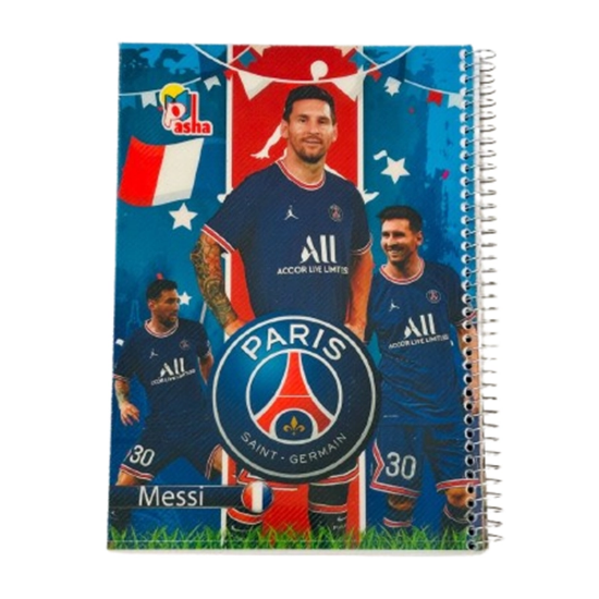 تصویر  دفتر مشق سیمی 100 برگ برند پاشا