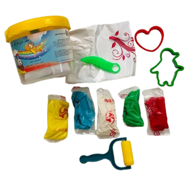 تصویر  خمیر بازی سطلی نوآوران ۵ رنگ