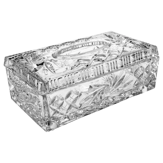 تصویر  جا دستمال کاغذی کریستال خورشیدی