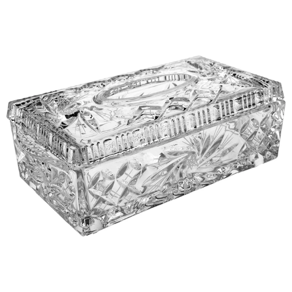 تصویر  جا دستمال کاغذی کریستال خورشیدی