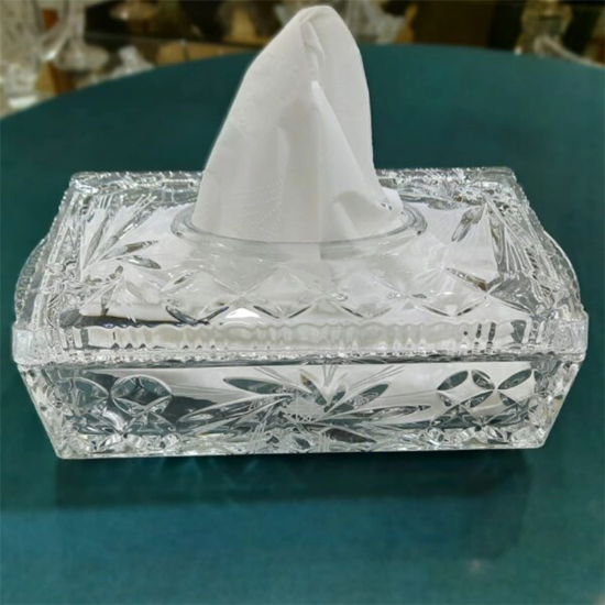 تصویر  جا دستمال کاغذی کریستال خورشیدی