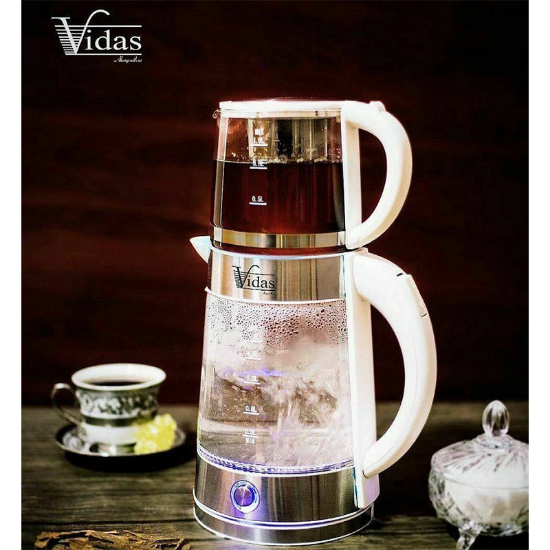 تصویر  چای ساز ویداس مدل VIR-2079  رنگ سفید