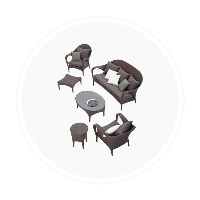 تصویر برای دسته  مبلمان فضای باز