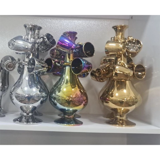تنگ درختی آبکاری شده در سه رنگ مختلف