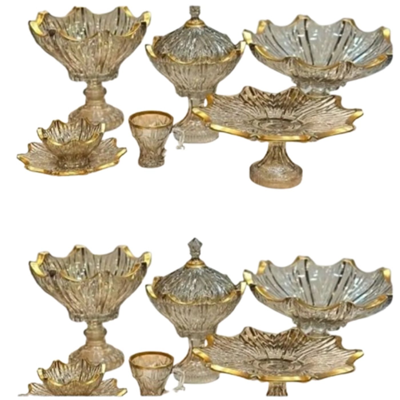 تصویر  سرویس 16 پارچه پایه برنجی