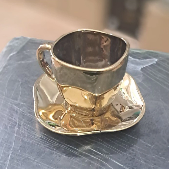 تصویر  فنجان نعلبکی لیندو