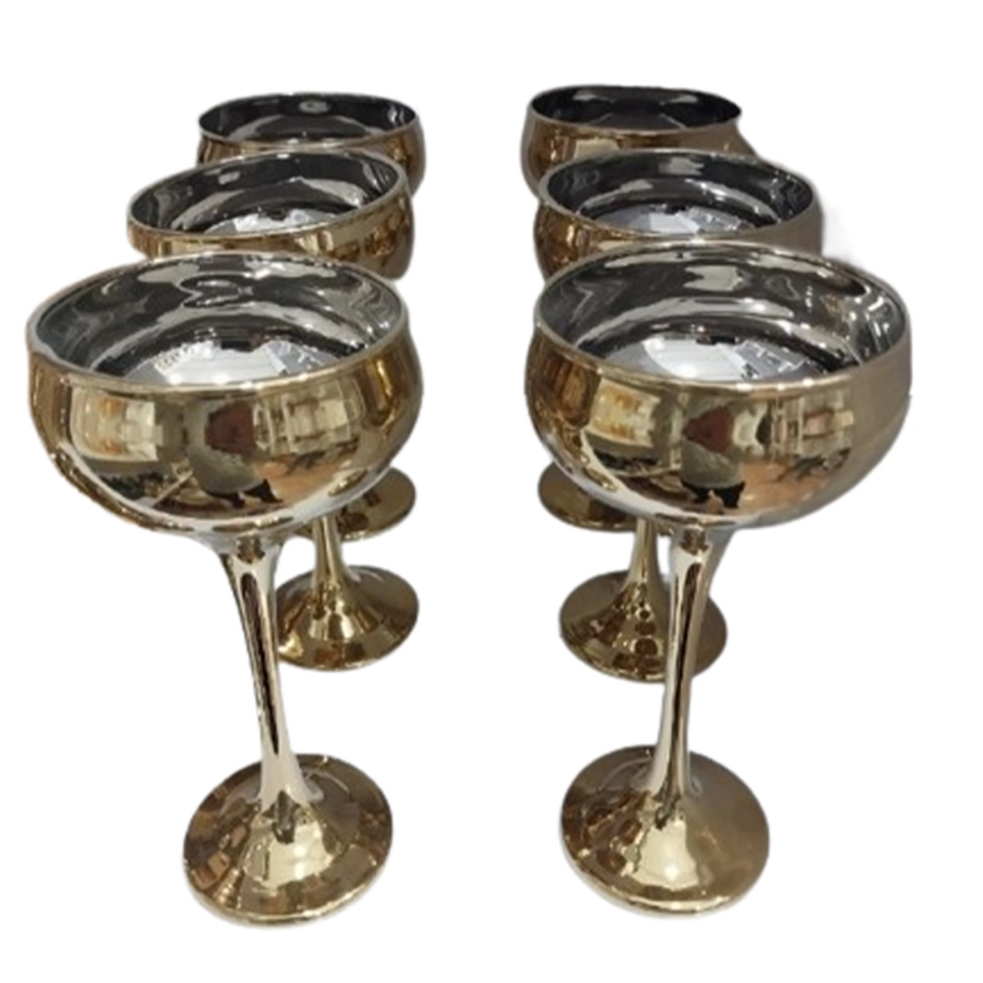 تصویر  بستنی خوری پایه دار 6 تایی