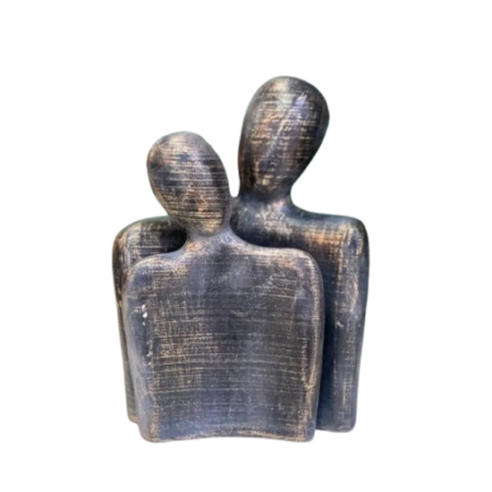 تصویر  مجسمه زن و مرد پلی استر مجموعه ۲ عددی