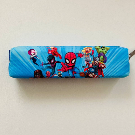 تصویر  جامدادی مخمل تک زیپ فانتزی