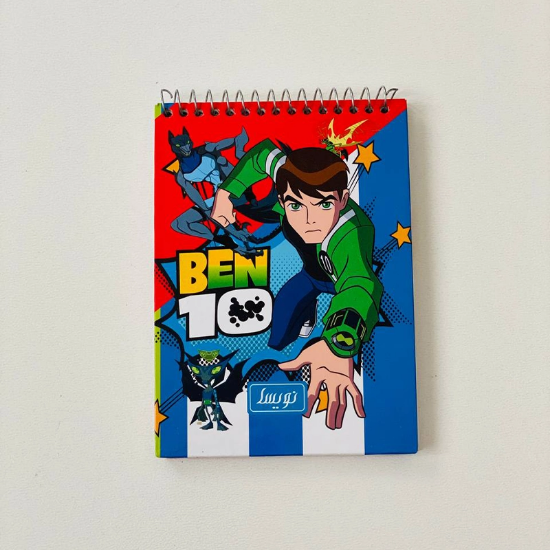 تصویر  دفترچه یادداشت جلد سخت فانتزی (فنر بالا) 11*16 سانتر متر