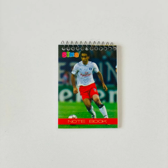 تصویر  دفترچه یادداشت جلد طلقی فانتزی (فنر بالا)