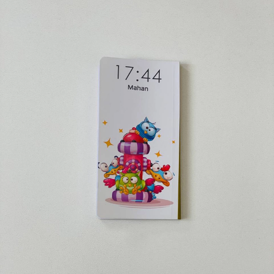 تصویر  دفترچه یادداشت طرح آیفون