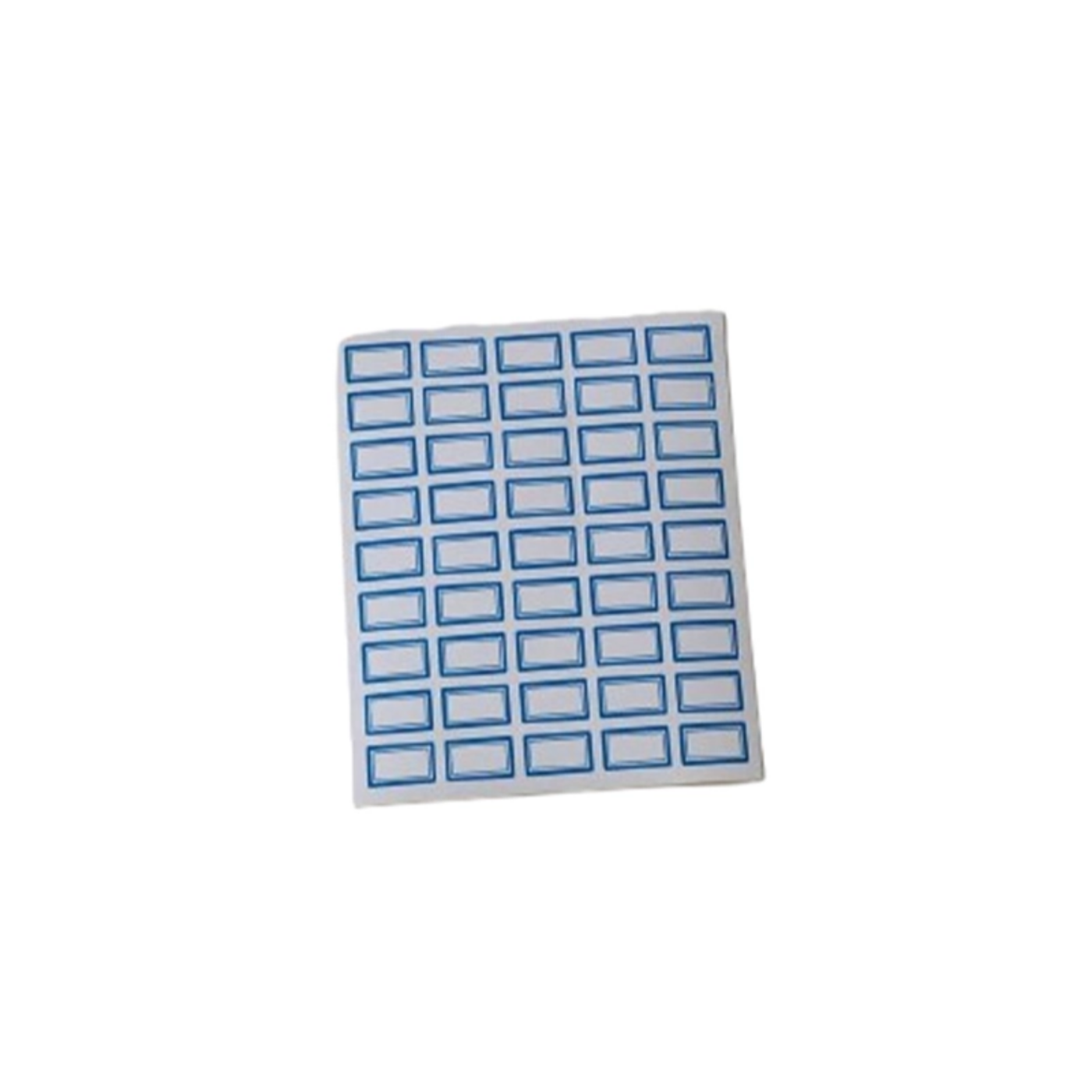 تصویر  برچسب اسم ساده دور آبی طرح 8