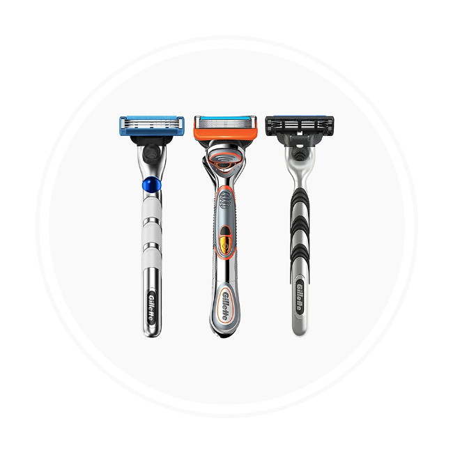 تصویر برای دسته  تیغ و ژیلت