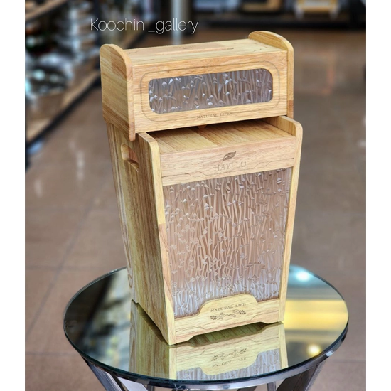 تصویر  ست سطل و جا دستمال هایلو