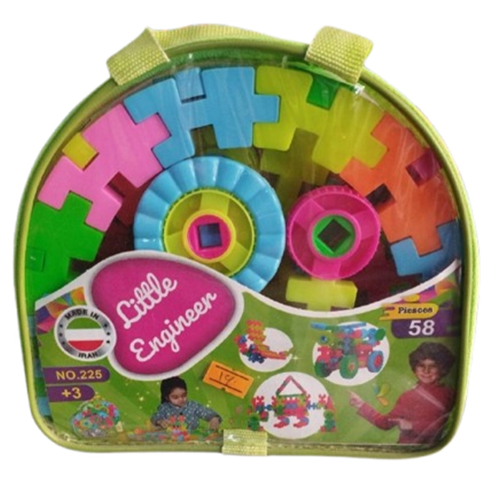 تصویر  اسباب بازی لگو مهندسی کیفی ۵۸ تیکه