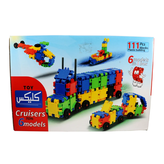 تصویر  بازی فکری ساختنی کلیکس مدل کروز ۱۱۱ قطعه