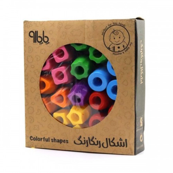 تصویر  بازی کودکانه اشکال رنگارنگ پاپارو