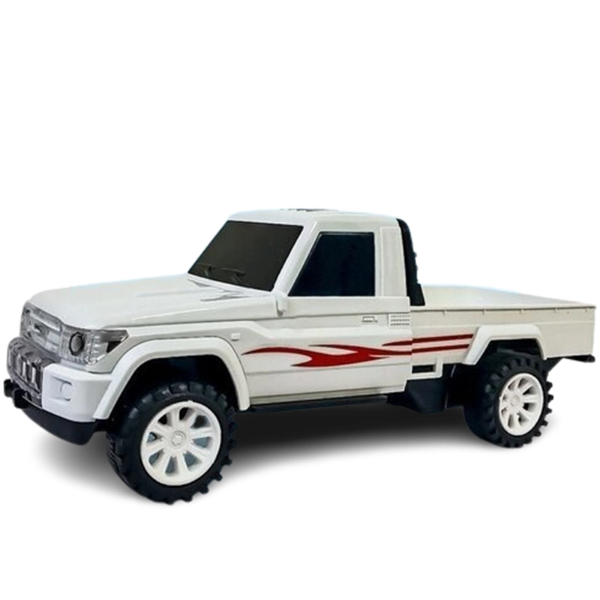 تصویر  اسباب بازی ماشین تویوتا وانت لندکروز قدرتی درج