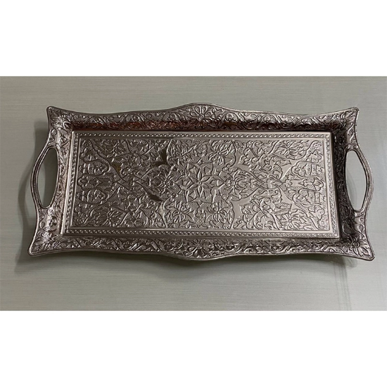 تصویر  سینی رولت خوری سیلور ترک