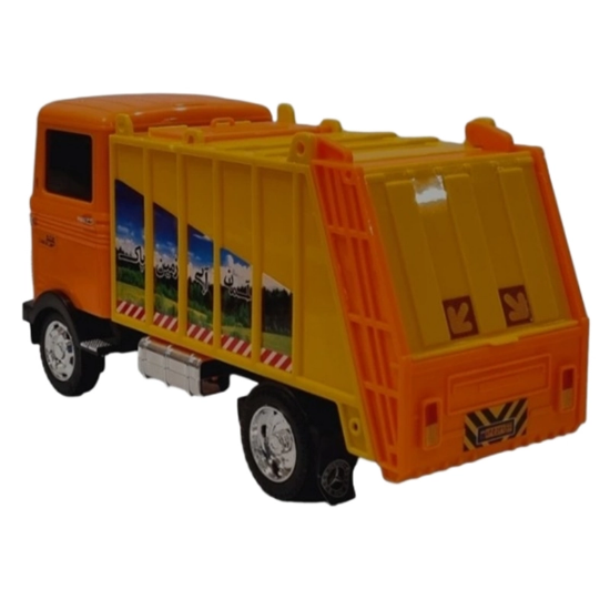 تصویر  ماشین خاورحمل زباله قدرتی برند"درج توی"