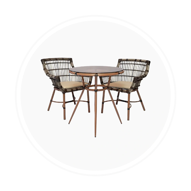 تصویر برای دسته  میز و صندلی فضای باز