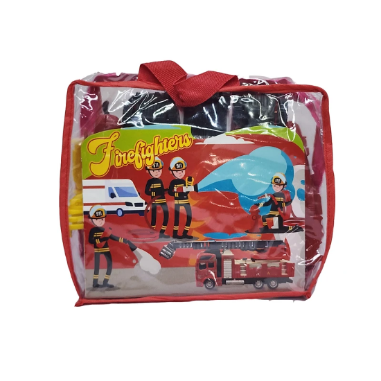 تصویر  اسباب بازی کیت ماشین بازی مدل ست آتش نشان مجموعه 10 عددی