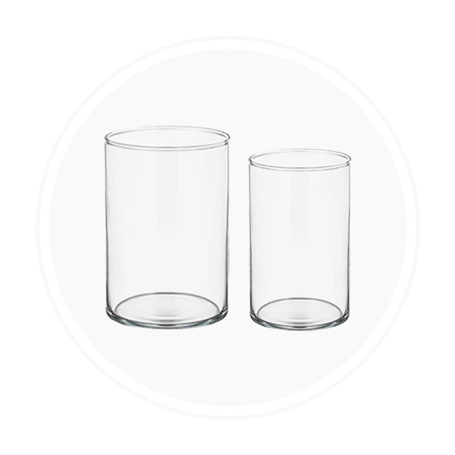 تصویر برای دسته  جاشمعی های شیشه ای