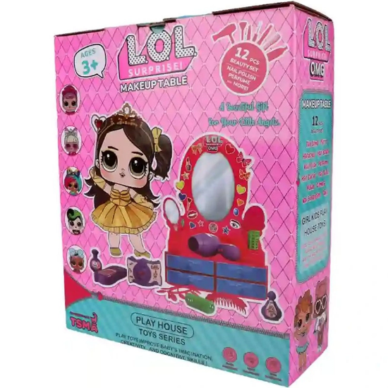 تصویر  ست اسباب بازی میز آرایشی تی اس ام ای مجموعه 12 عددی