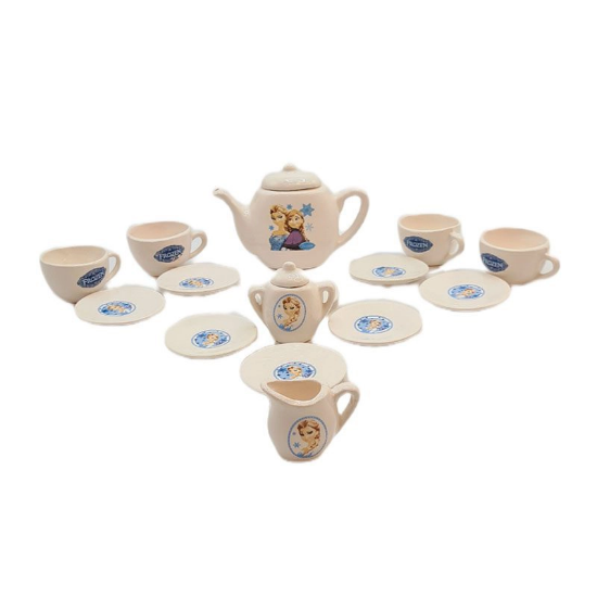 تصویر  اسباب بازی ست چای خوری چینی 17 پارچه فروزن