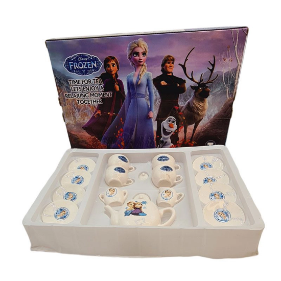 تصویر  اسباب بازی ست چای خوری چینی 17 پارچه فروزن